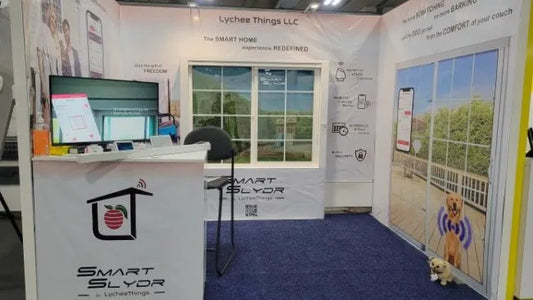 LycheeThings booth at CES2022 in Las Vegas